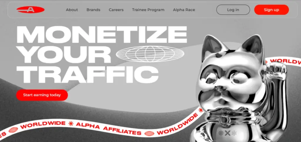 Alpha Affiliates-homepage