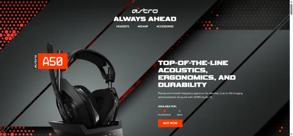 ASTRO Gaming-homepage