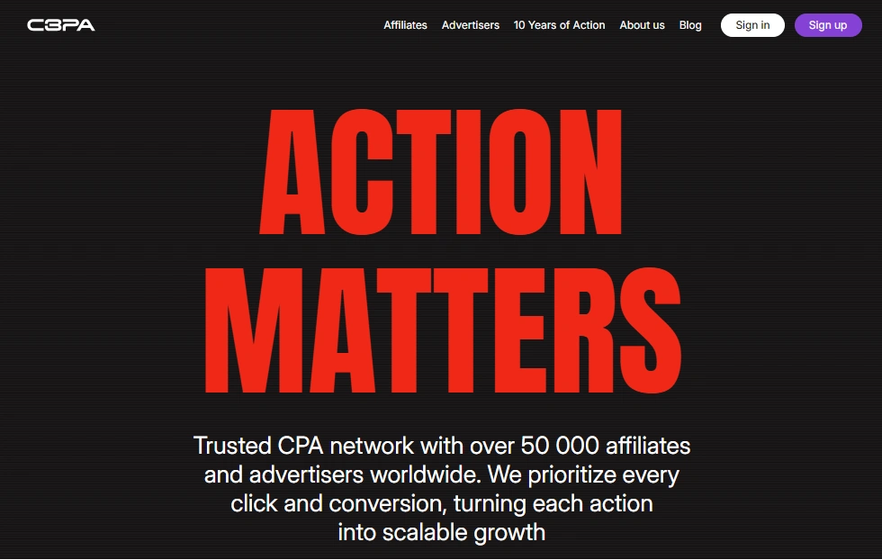 C3PA – High Payout Rates Across Premium GEOs