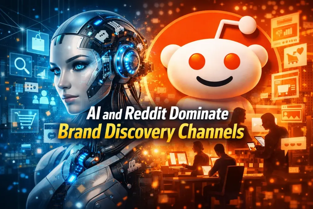 AI and Reddit Dominate Brand Discovery Channels