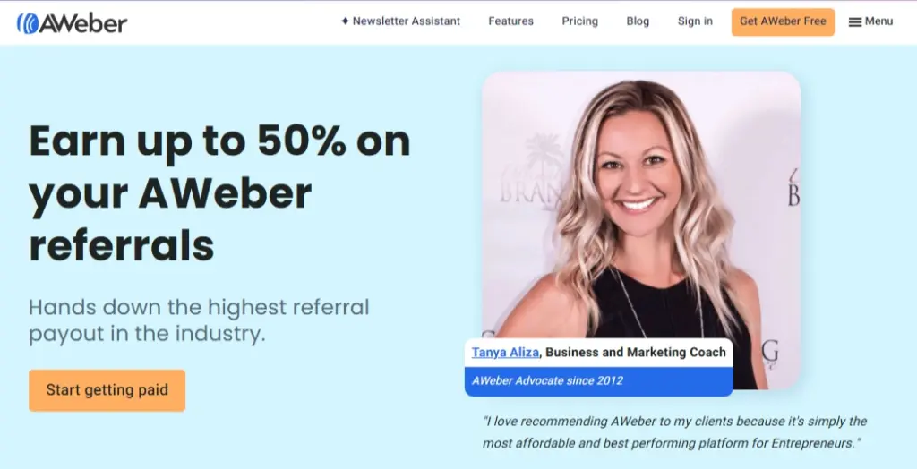 AWeber Affiliate Program