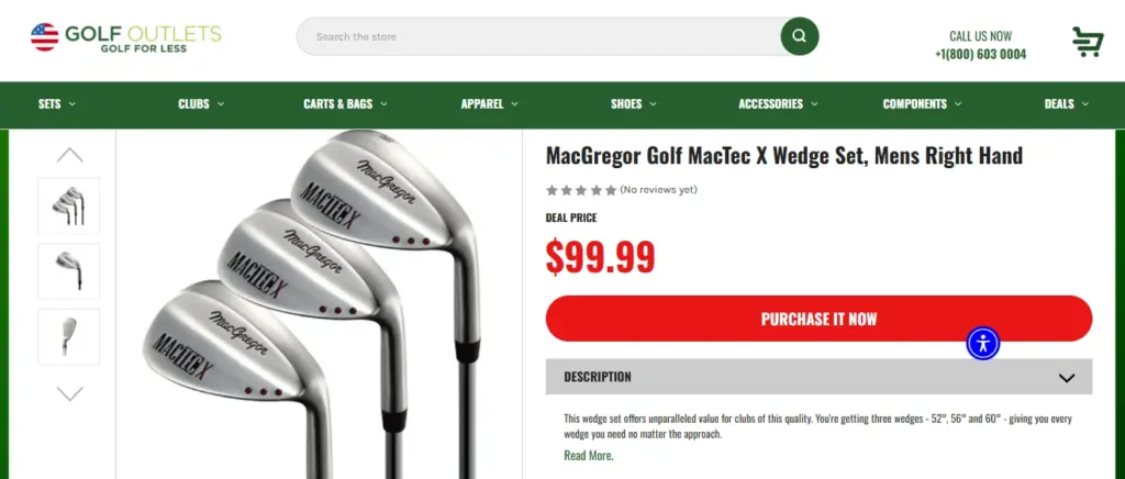 Golf Outlets-homepage