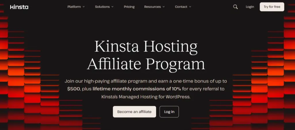 Kinsta Affiliate Program