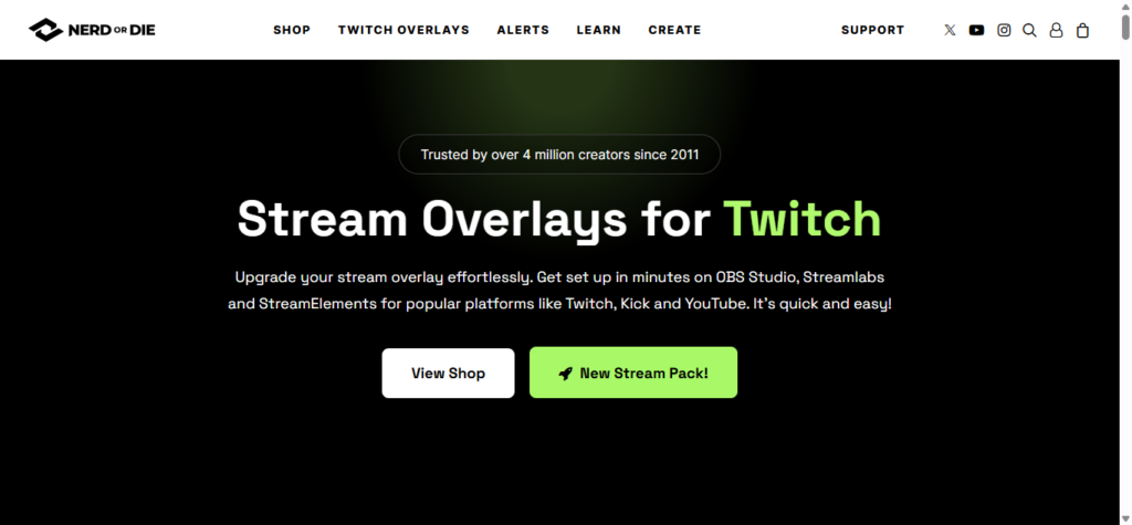 Nerd or Die-homepage