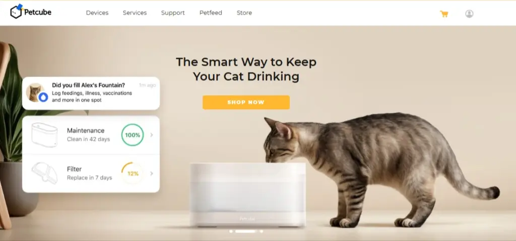 PetCube-homepage