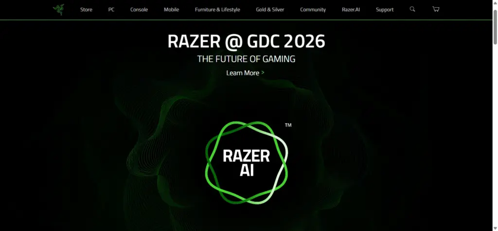 Razer-homepage