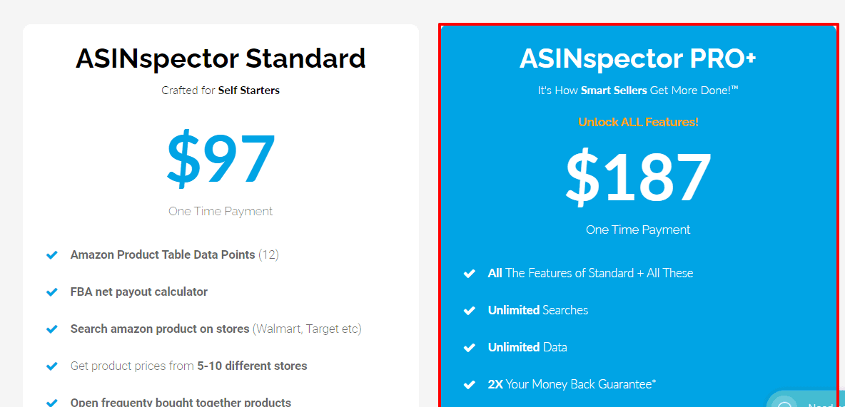 Asinpector Pricing