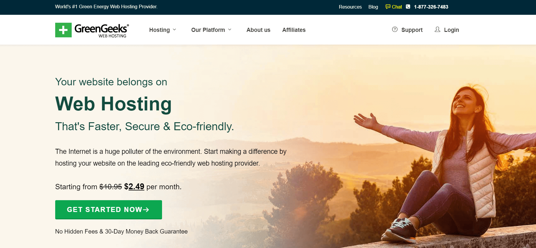 GreenGeeks web hosting