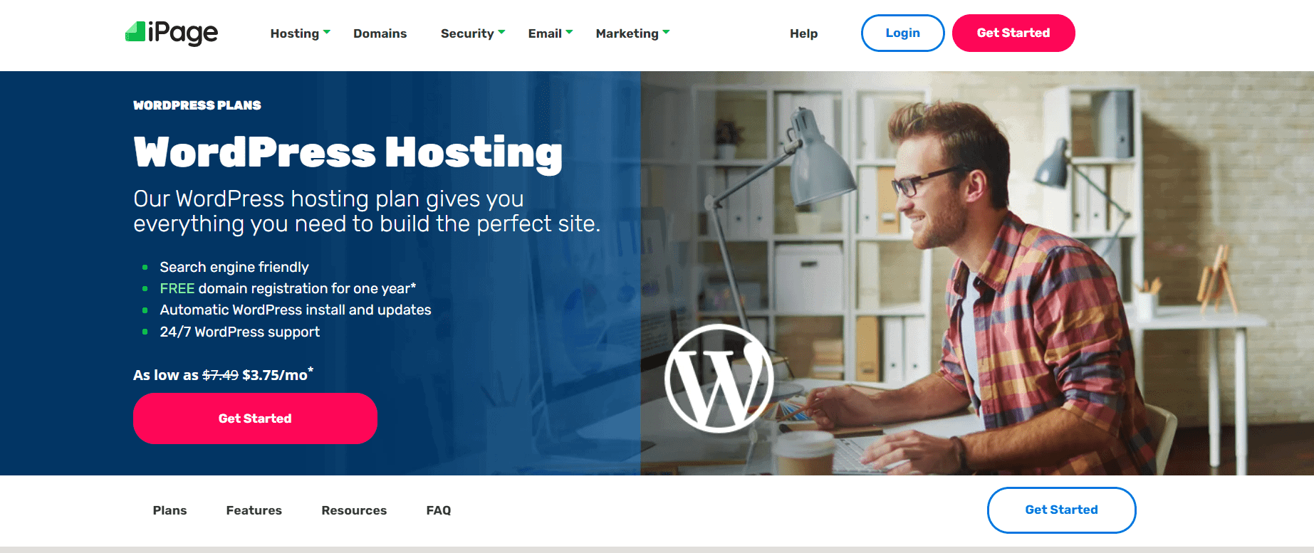 Best Managed WordPress Hosting - iPage WordPress Hosting