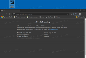 Microsoft Edge InPrivate Browsing