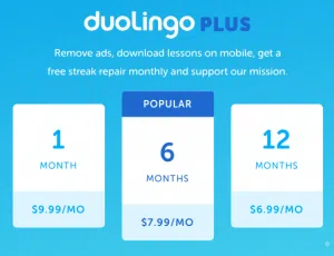 duolingo Pricing