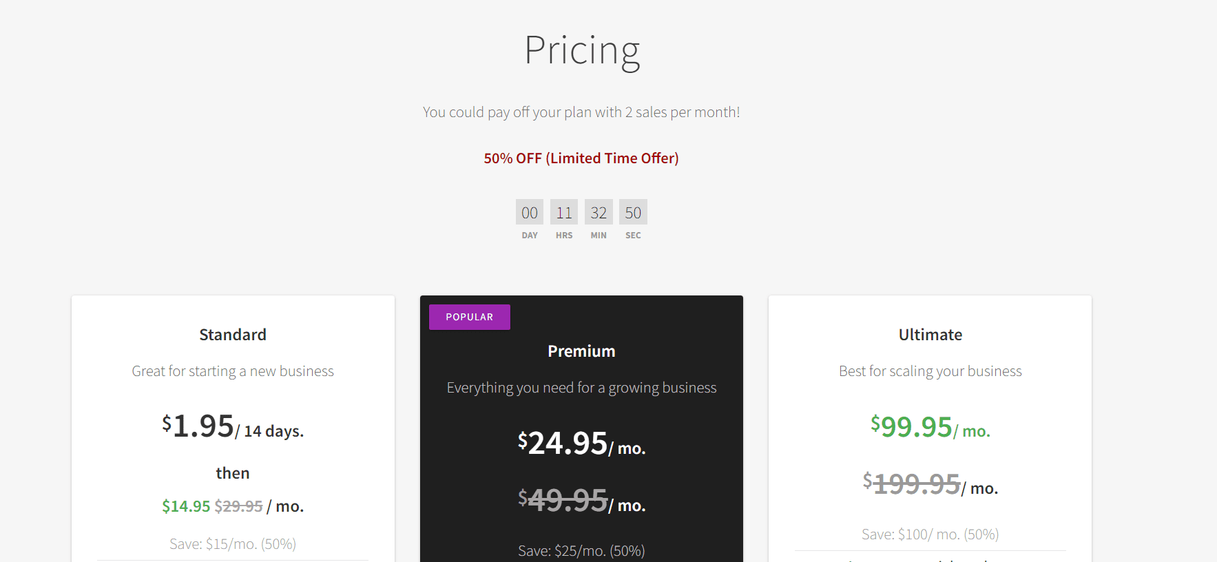 Pexda Pricing