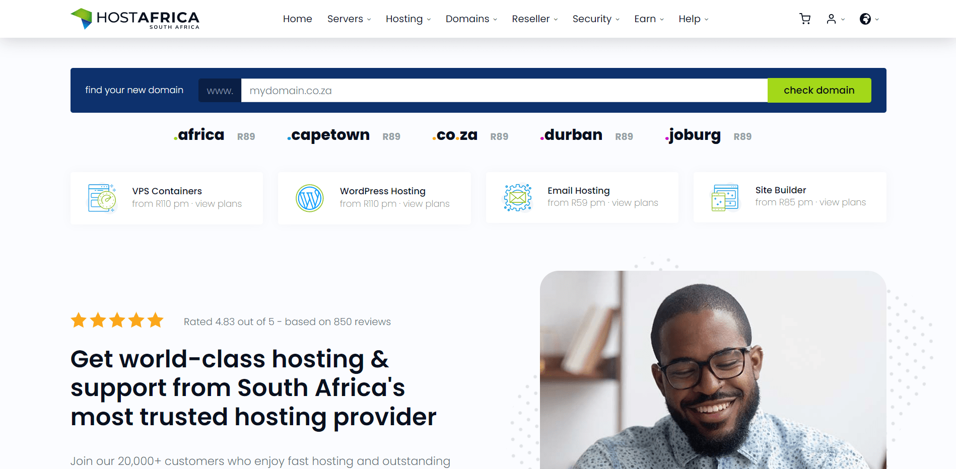 HostAfrica- best web hosting south africa