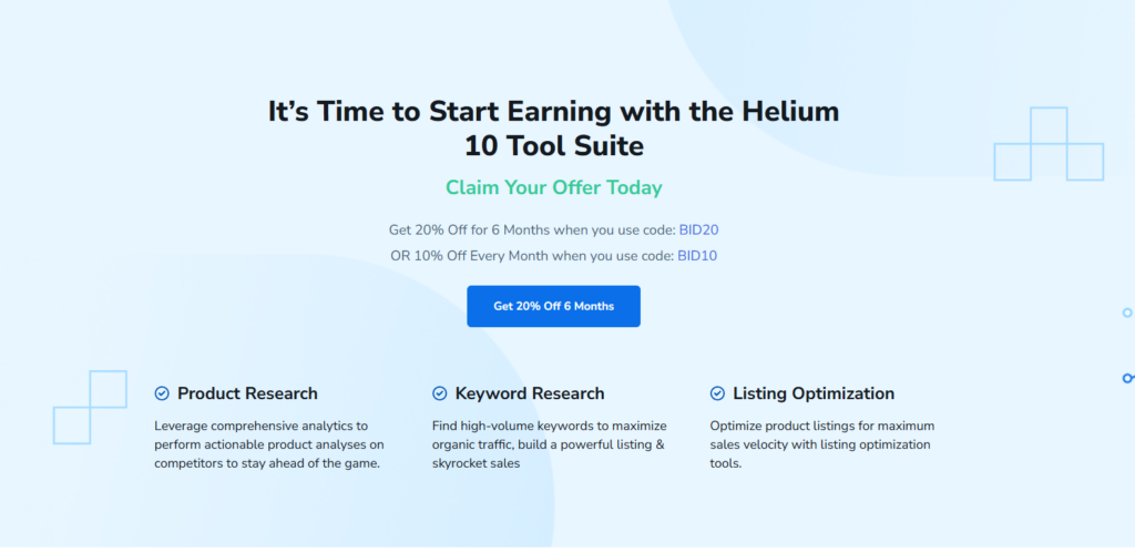 Helium 10 Black Friday Deal