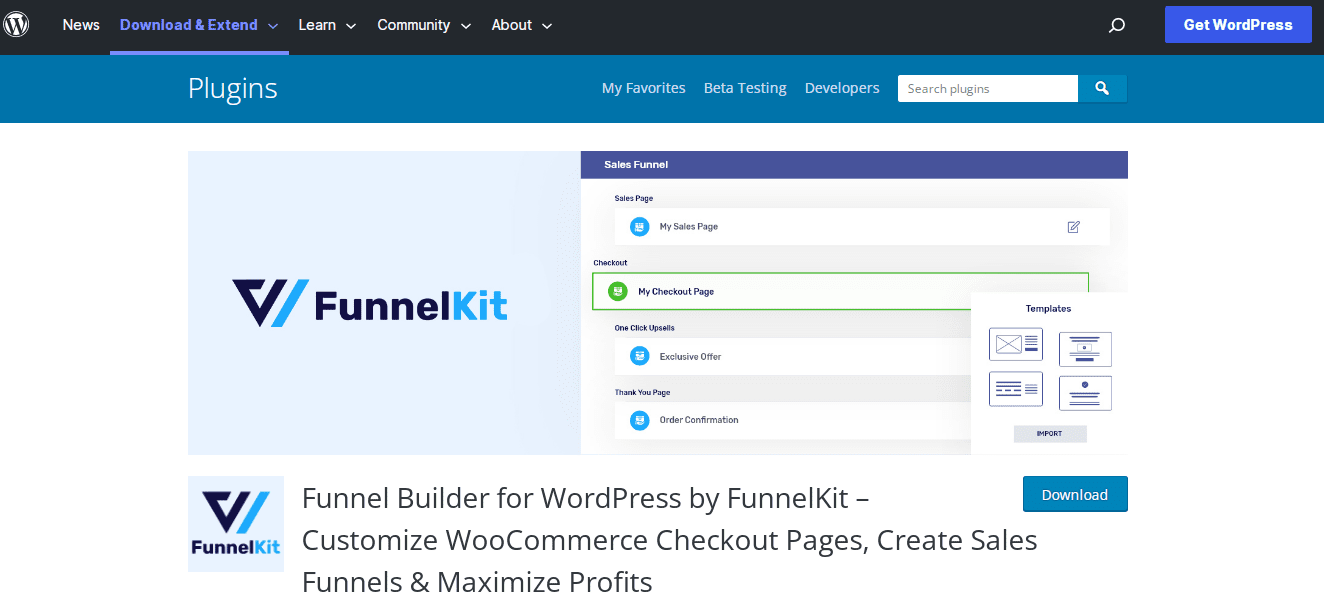 WooFunnel (FunnelKit) overview- Cartflows Alternatives