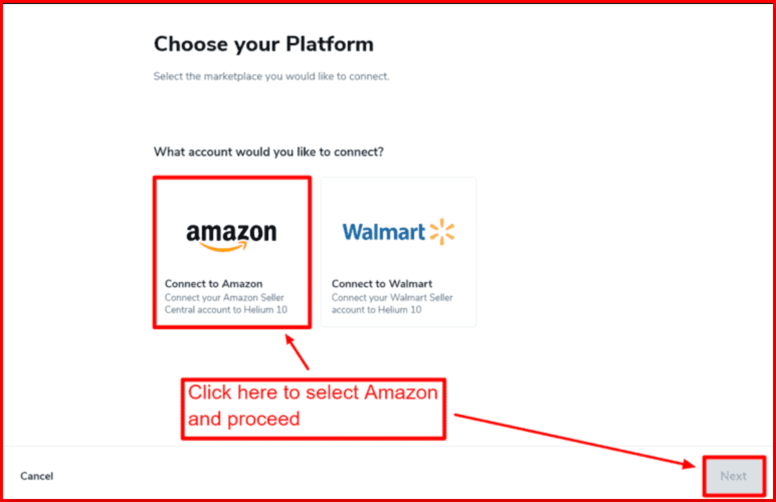 Connect to Your Amazon Seller Central