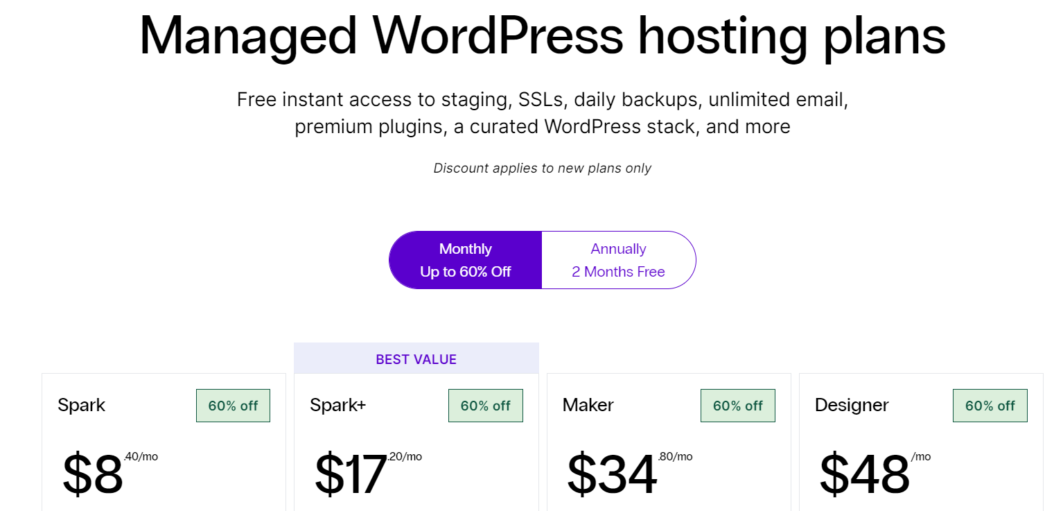 Nexcess wordpress hosting plans