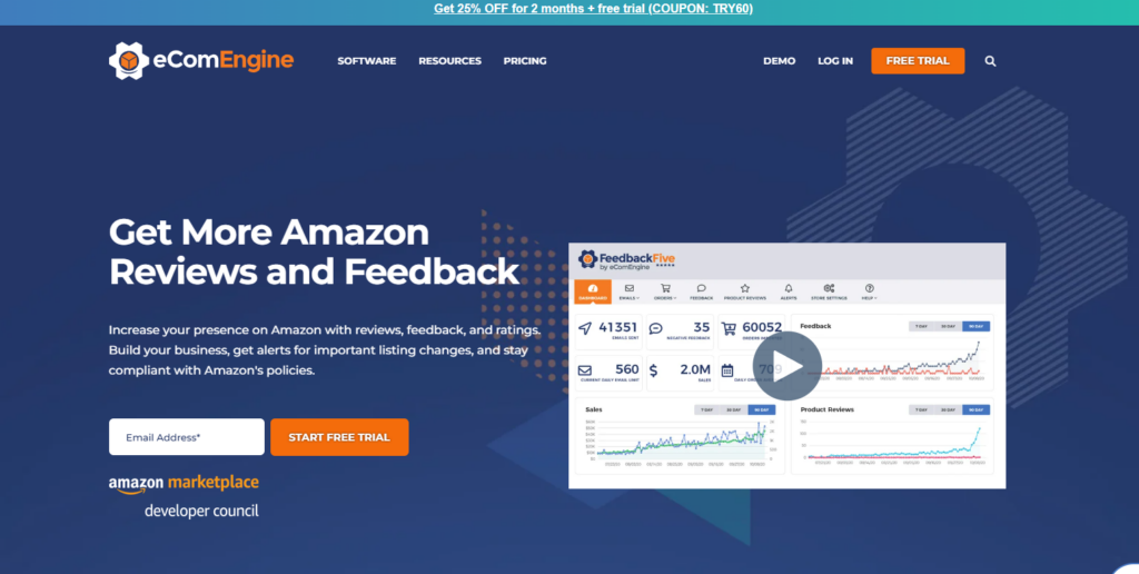 Feedback Five - Amazon feedback tool