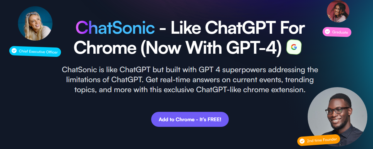Chatsonic chrome extension