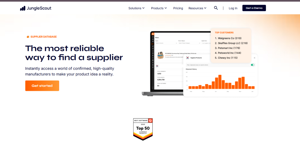 jungle scout supplier database