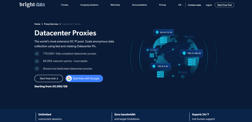 BrightData Datacenter Proxy