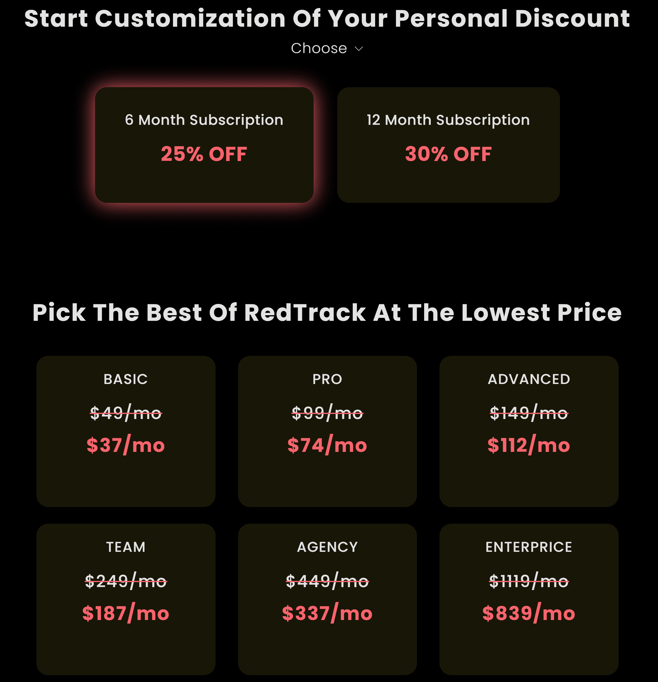 RedTrack Black Friday - LIMITED DISCOUNT RedTrack Black Friday - LIMITED DISCOUNT