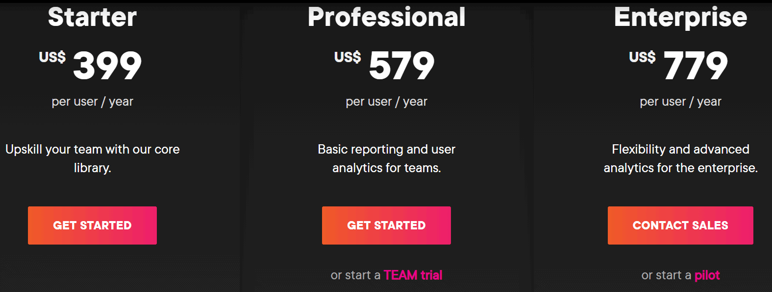 pricing plans pricing plans