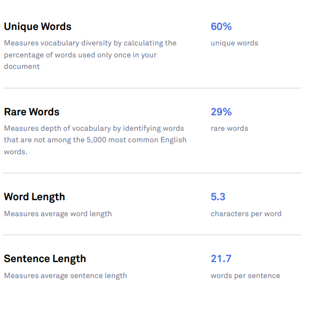 Performance Statistics and Insights