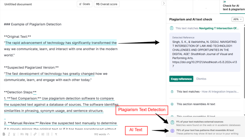 Plagiarism Detection