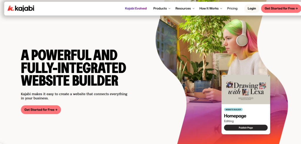 kajabi website builder