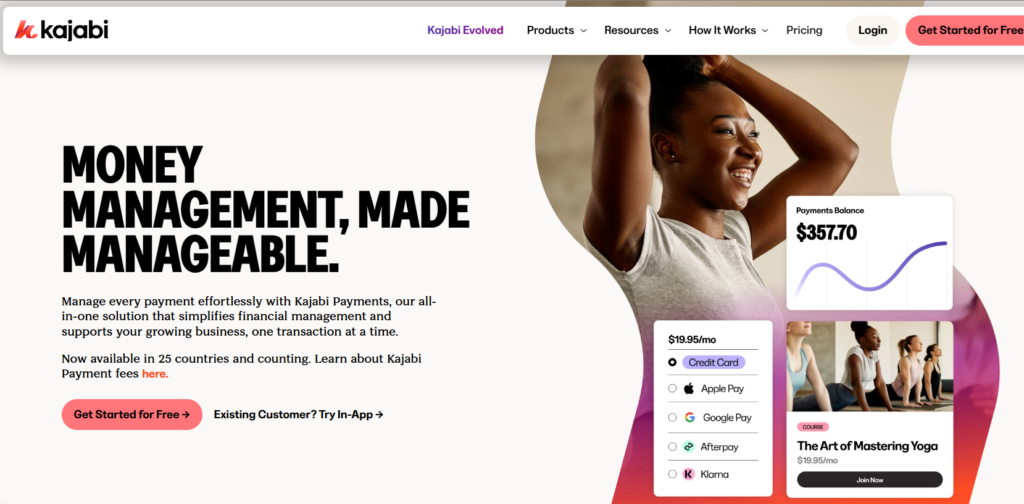 kajabi Payment Processing & Offers