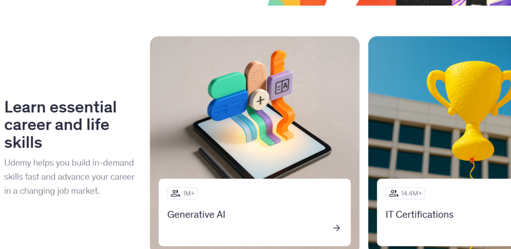 Udemy Self-Paced Learning