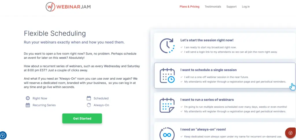 WebinarJam Features