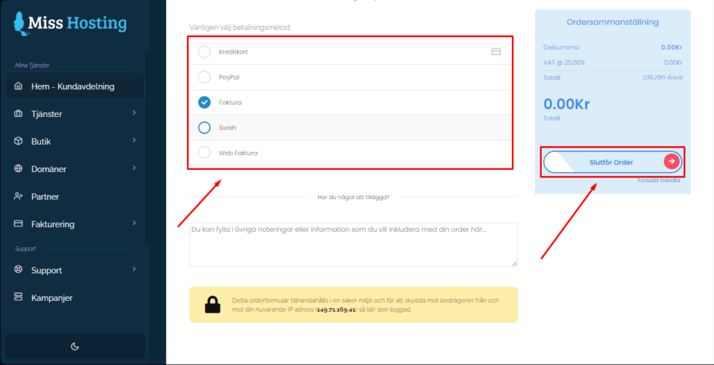 Transfer with Miss Hosting