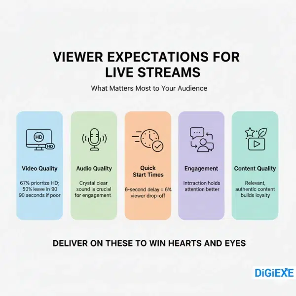Viewer Expectations for Live Streaming