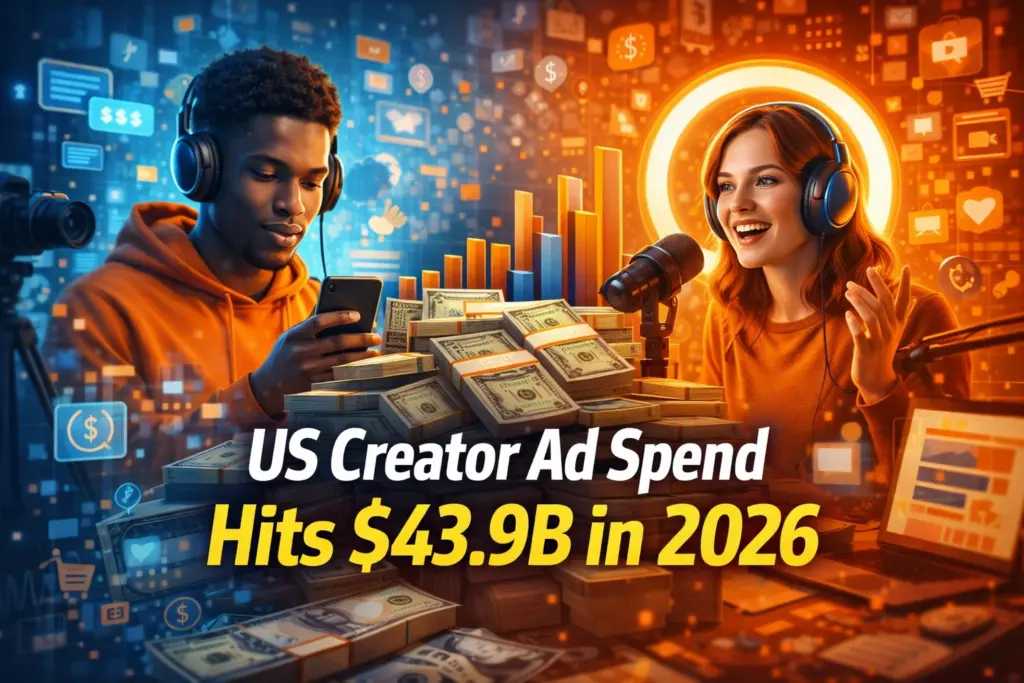 US Creator Ad Spend Hits $43.9B in 2026