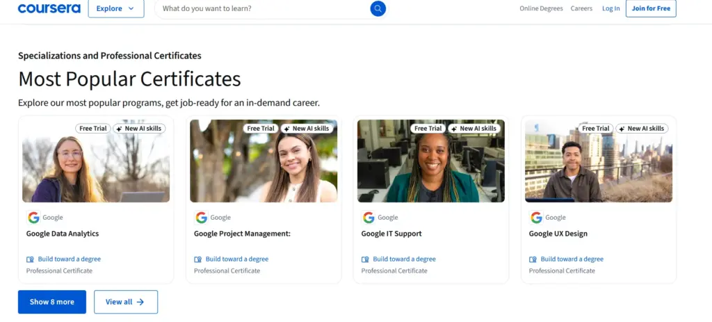 Key Features of Coursera