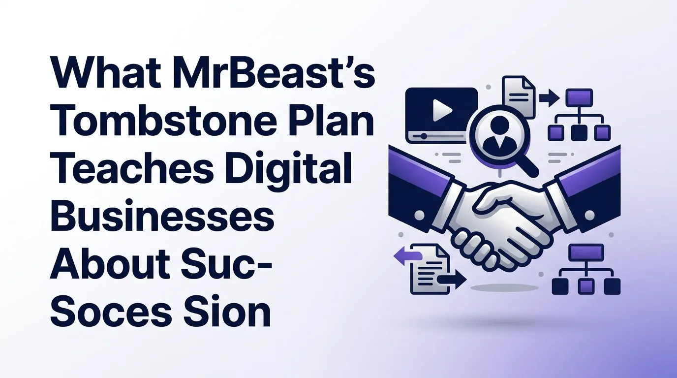 What MrBeast's "Tombstone" Plan Teaches Digital Businesses About Succession