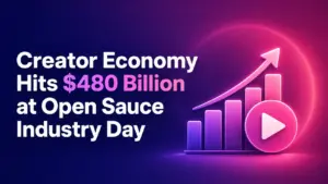 Creator Economy Hits $480 Billion Question Mark at Open Sauce Industry Day
