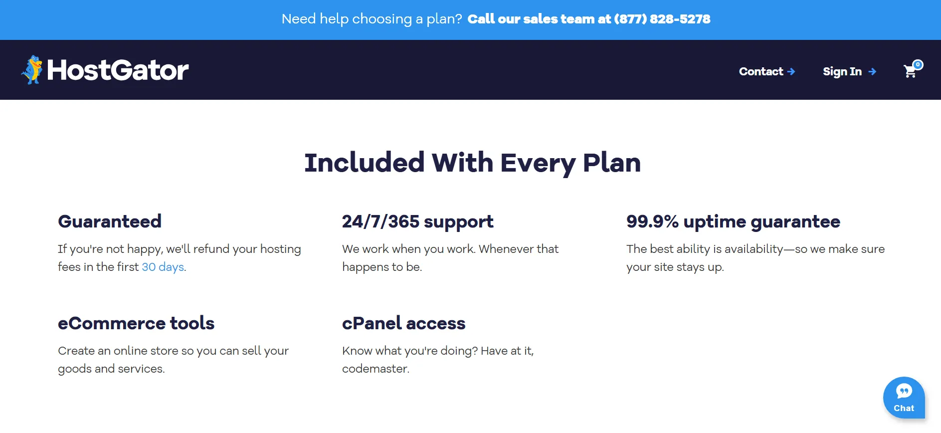 hostgator plan