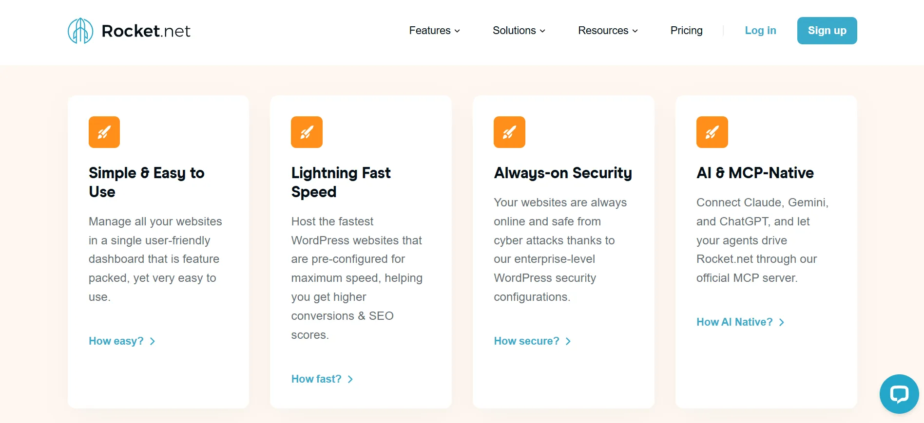 Rocket.net features