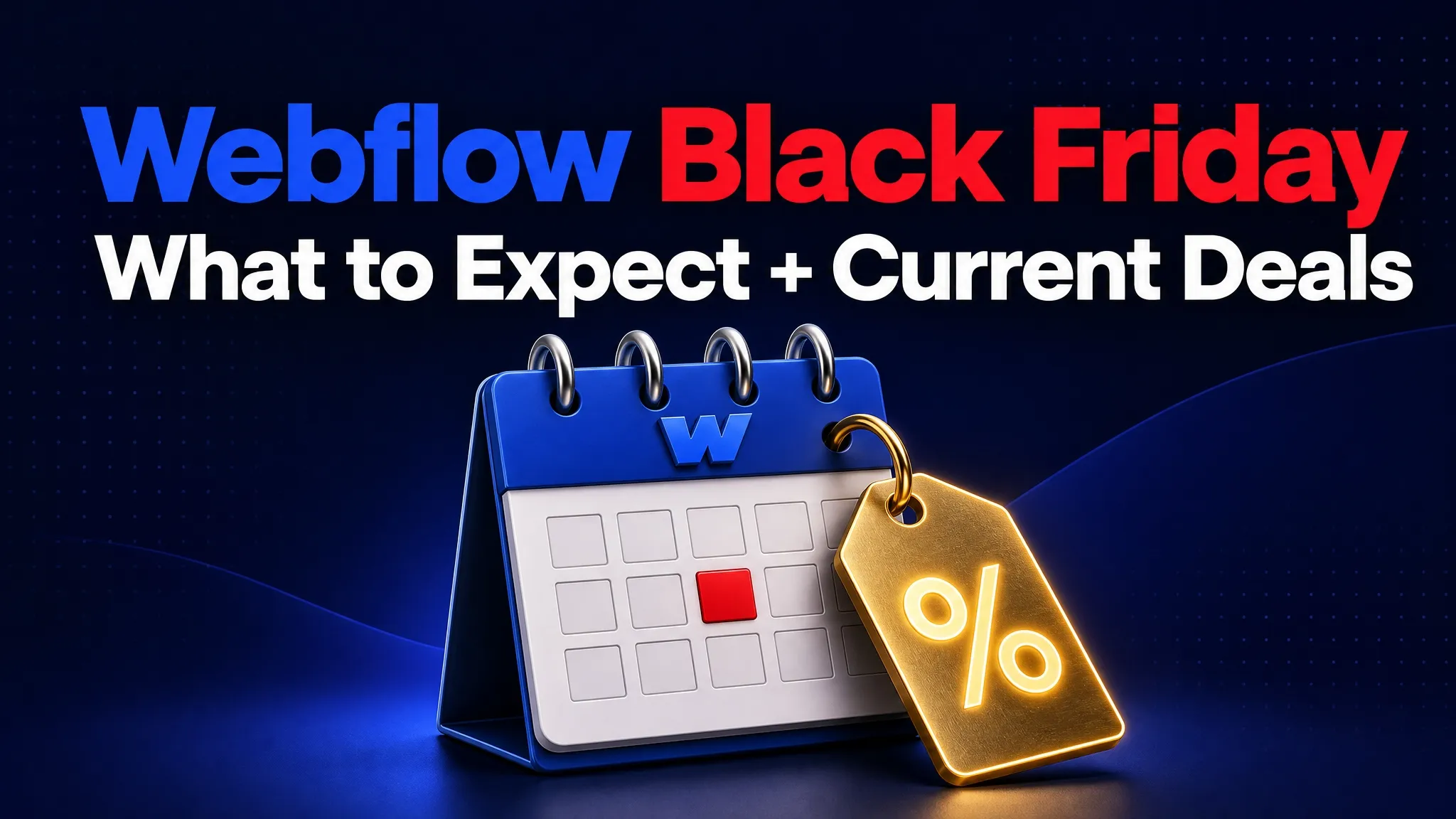 Webflow Black Friday