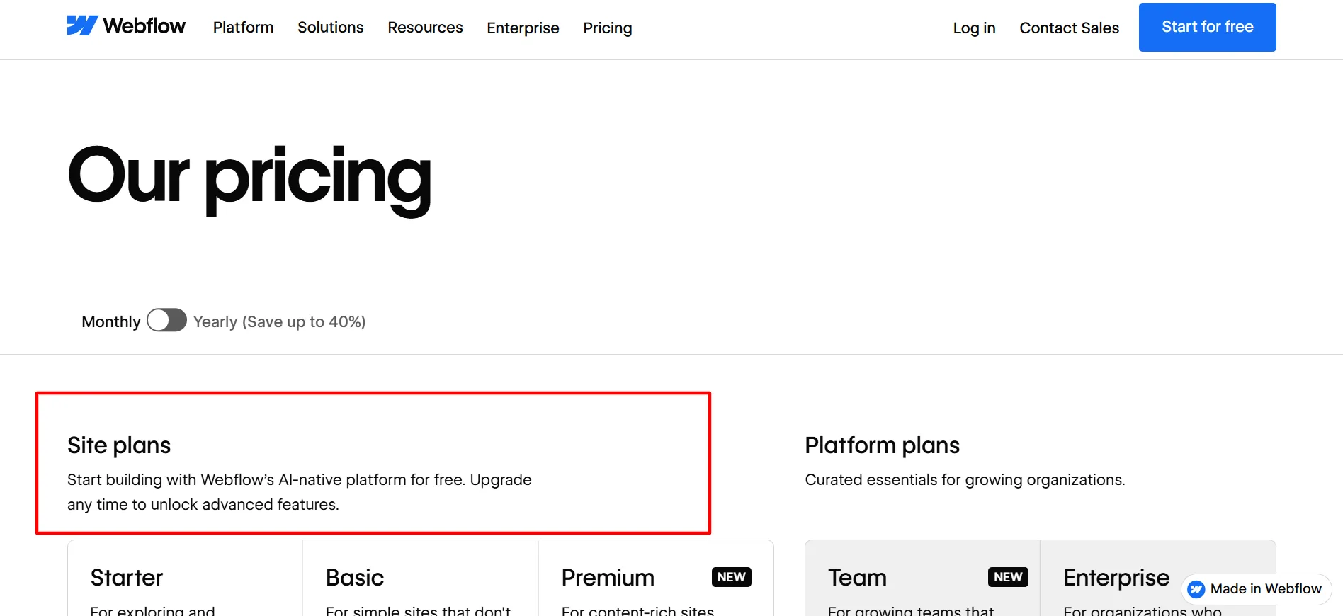 webflow login step 2