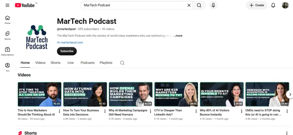 MarTech Podcast
