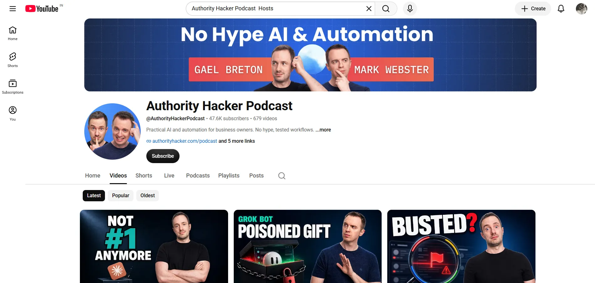 Authority Hacker Podcast