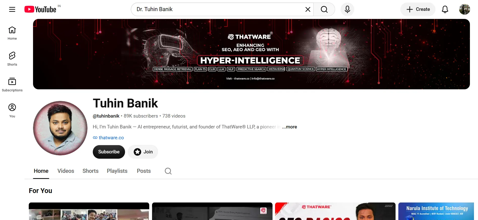 Dr. Tuhin Banik